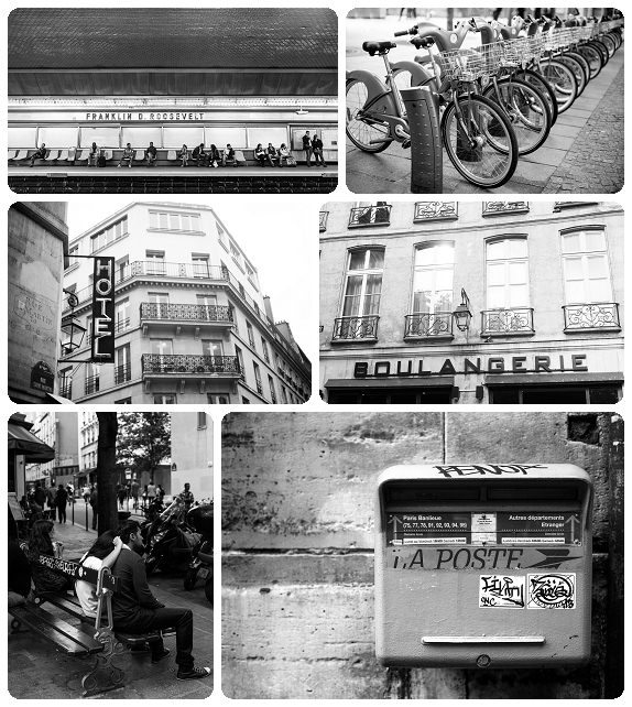 Black and white street photography Paris 