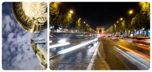 Nighttime street photography in Paris