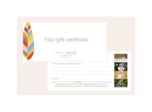 Gift Voucher for photography course