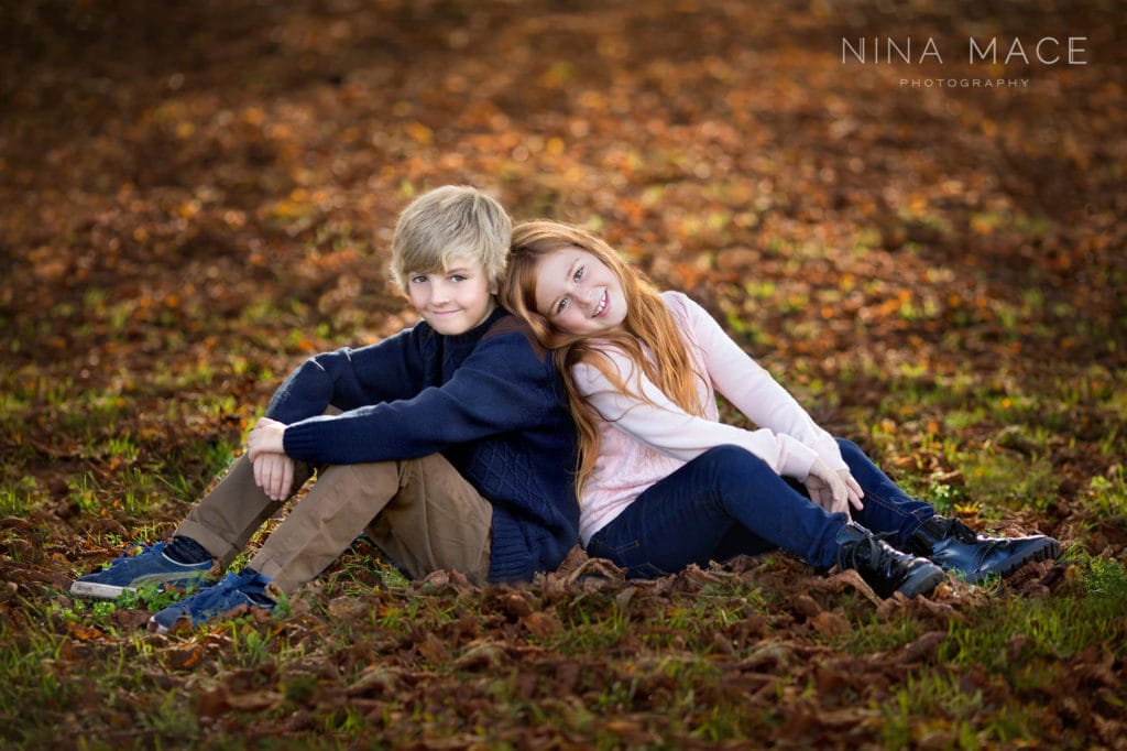 posing children