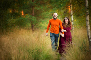 photographing families in the Autumn