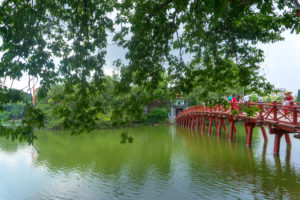 Hoàn Kiếm Lake by day