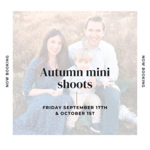 Autumn mini shoots with Nina Mace