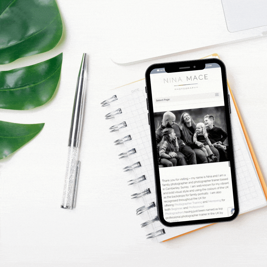 Copy of instagram story with computer template