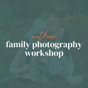 Outdoor family photography training