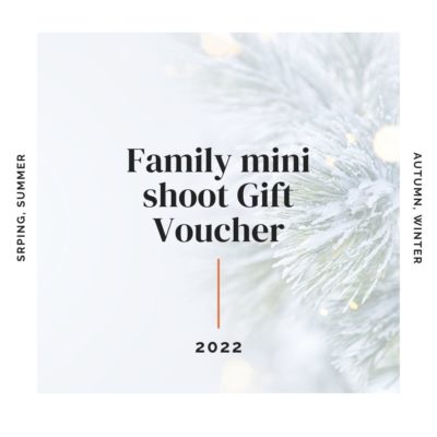 family mini shoot gift voucher
