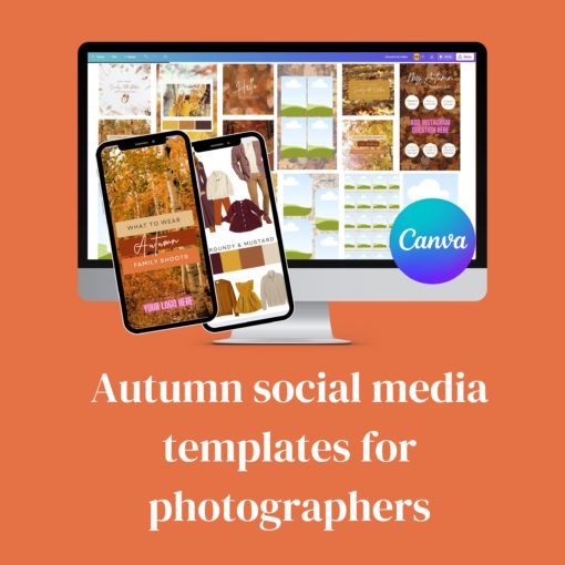 Social media templates for photographers