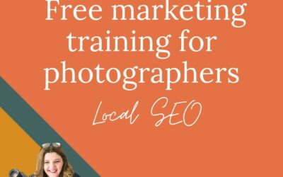 Free marketing training for photographers – google business for local SEO