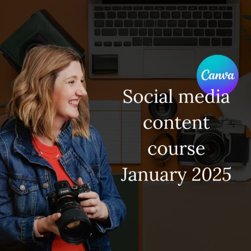Social media course for photographers