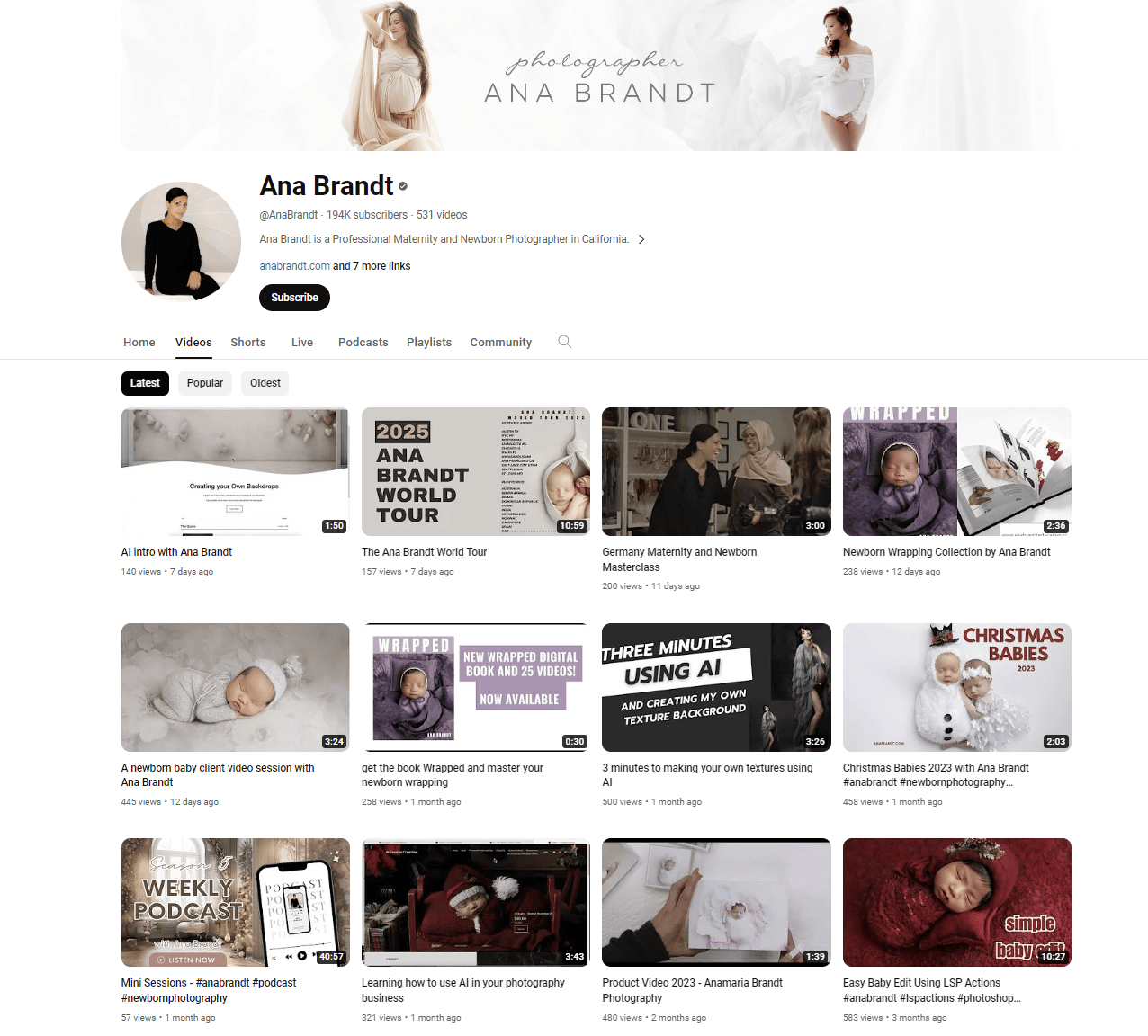 Newborn photographers on Youtube Newborn photographers on Youtube